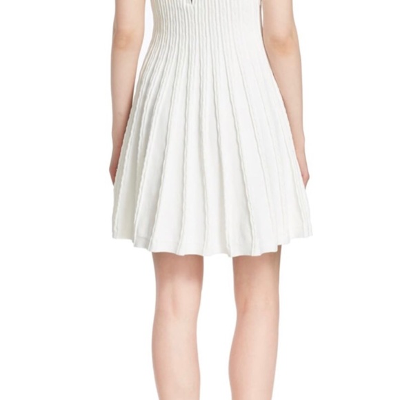 Milly ‘Textured Tech' Sleeveless Fit & Flare Dress - Picture 2 of 5